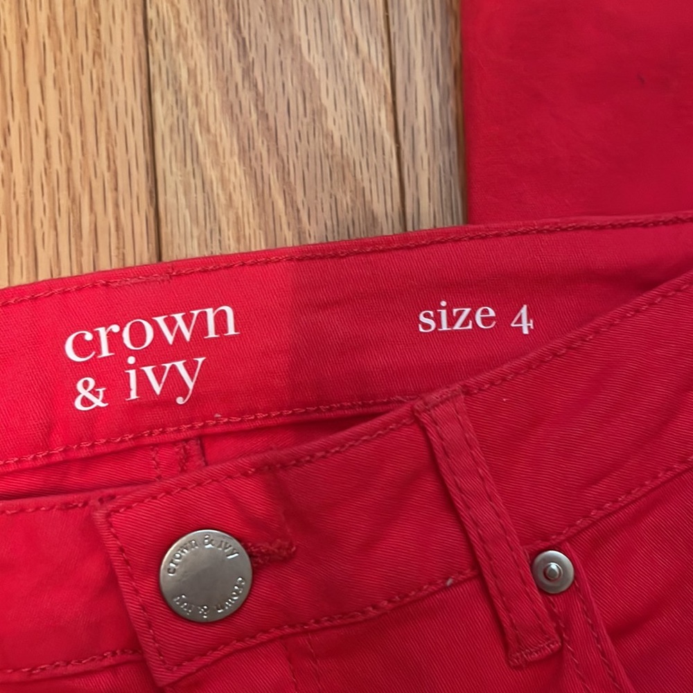 Crown & Ivy NWT❗️Skinny High Rise Jeans - Picture 4 of 9